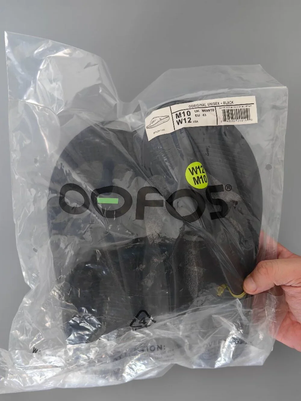 Men's OOFOS Originals Recovery Sandal #1000 - Black